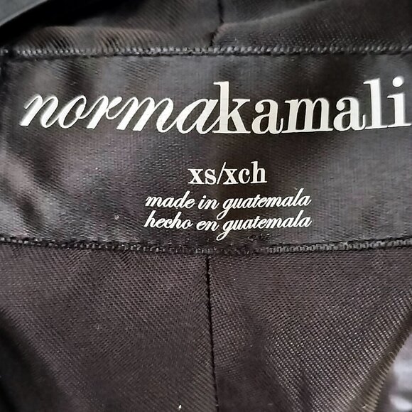 NORMA KAMALI Button Up Tuxedo Vest Adjustable Dark Academia Formal Workwear XS - Picture 7 of 8